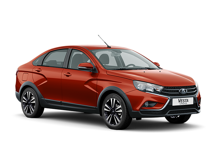 Lada Vesta Cross Красный "Сердолик"